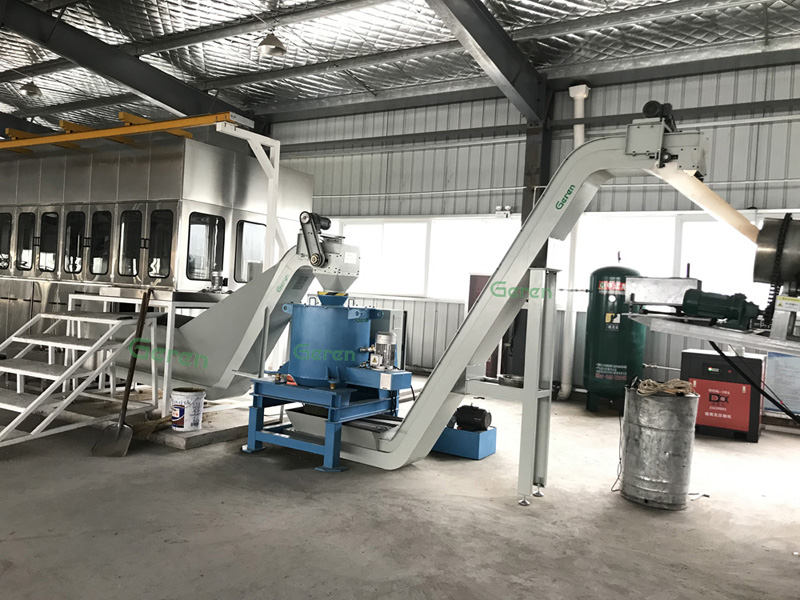 北京研究所环保清洗设备金属甩干输送系统  